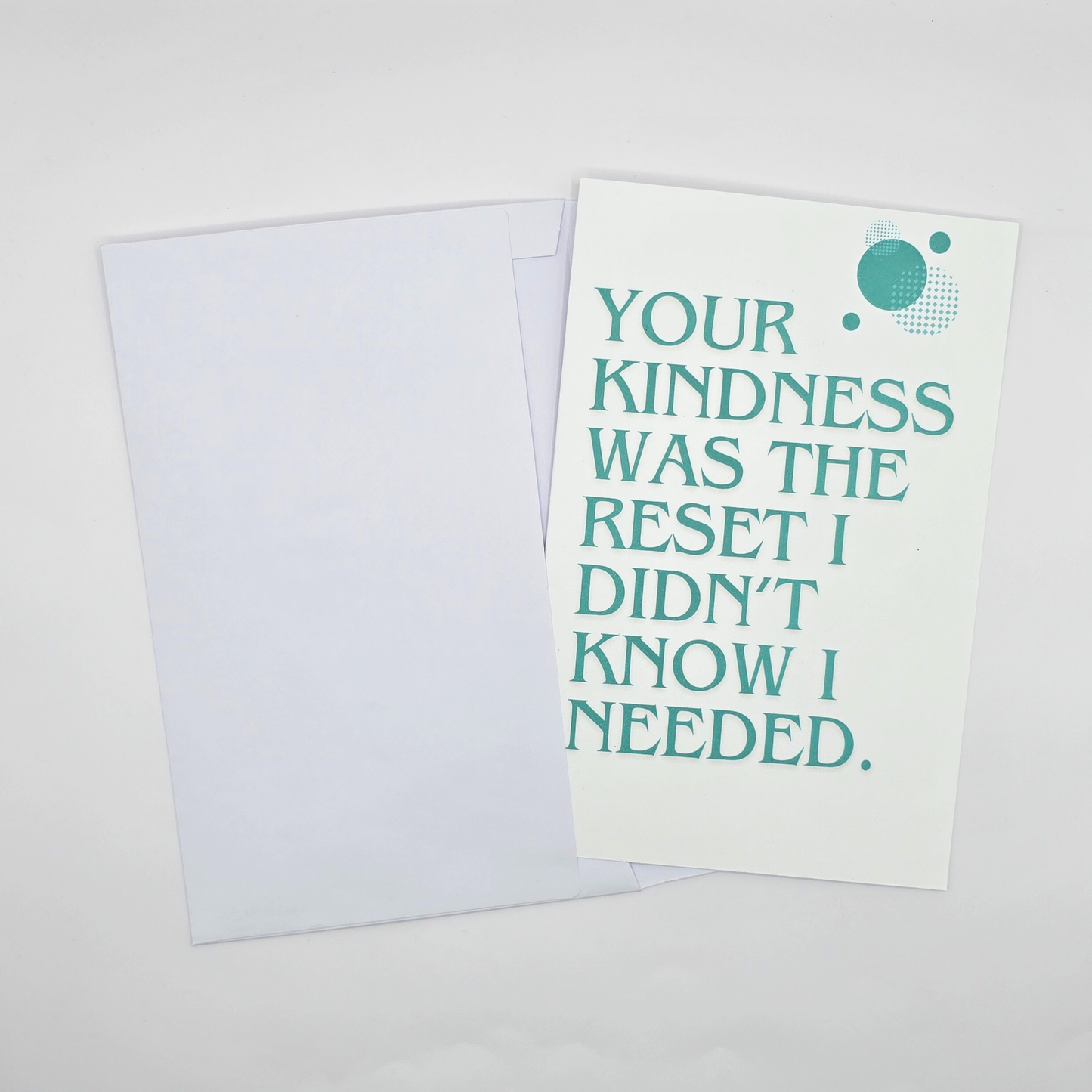 "Kindness Reset" Thank You Card