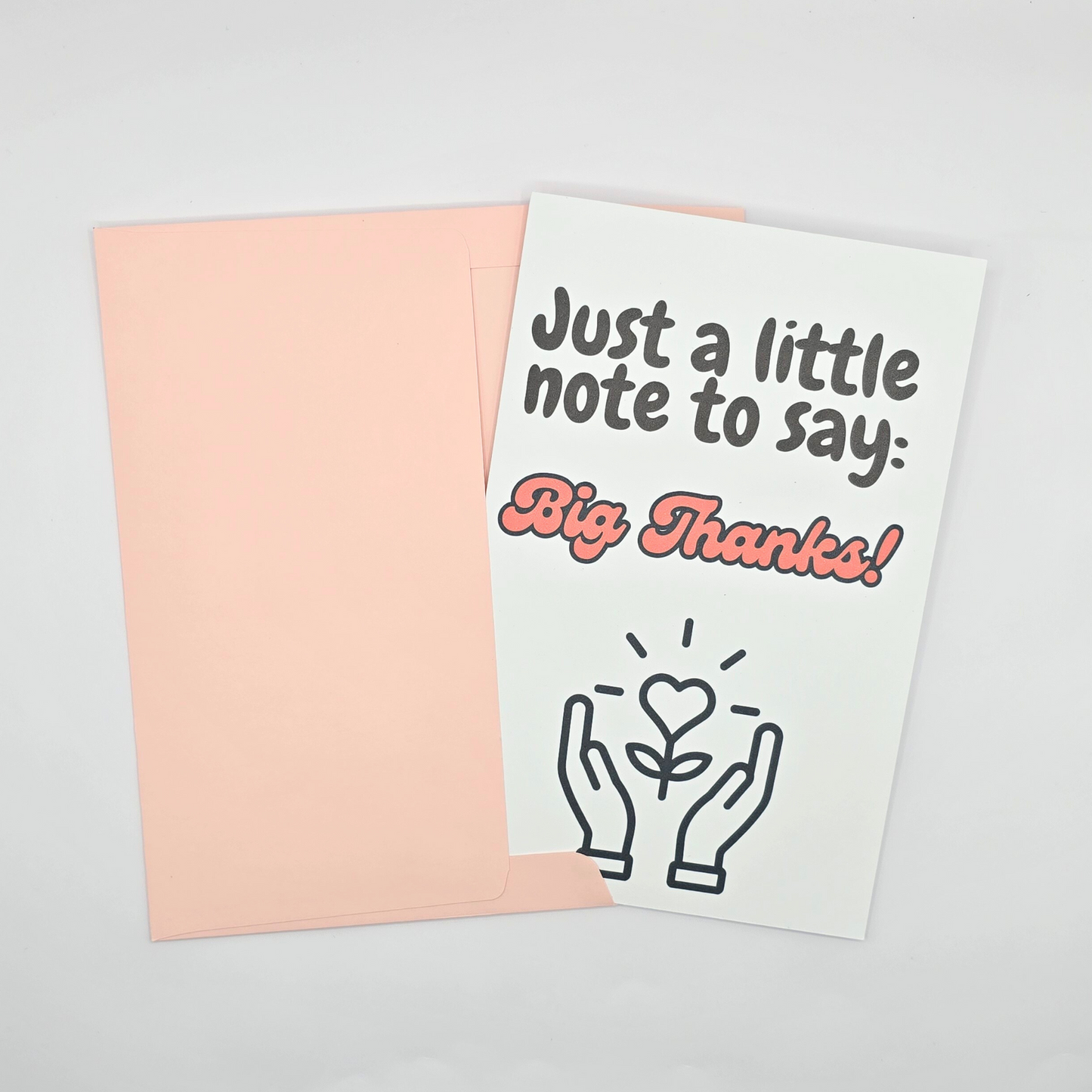 "Big Thanks" Oversized Thank You Card