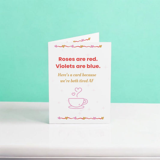 Roses are Red Valentine's Day Card