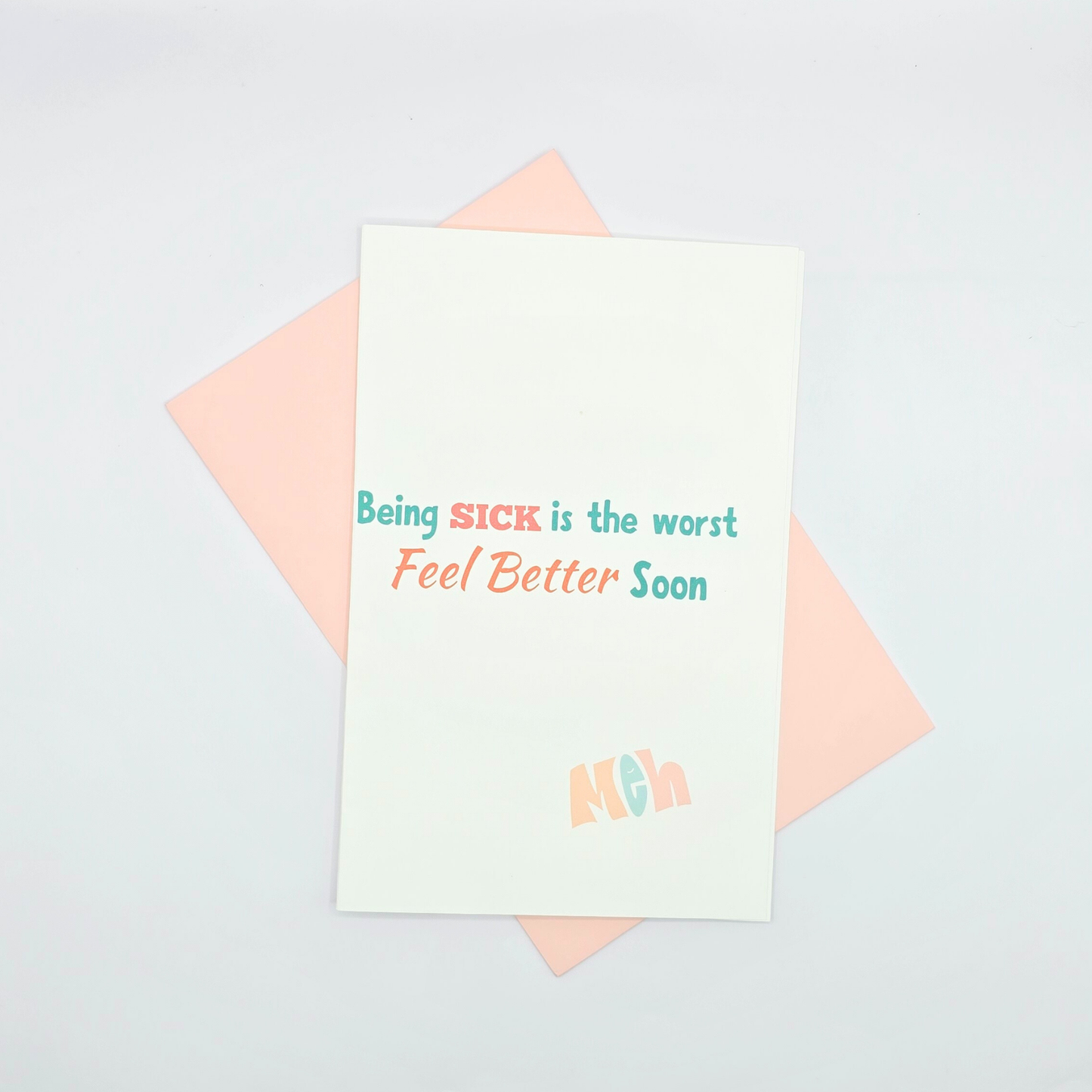 Being Sick Is the Worst" Get Well Card