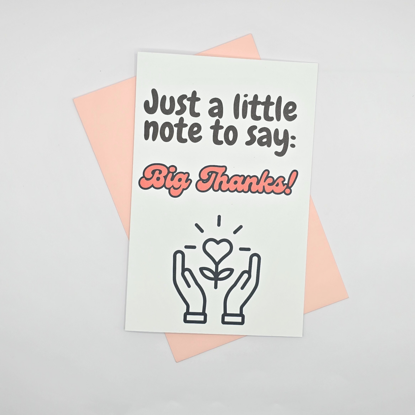 "Big Thanks" Oversized Thank You Card