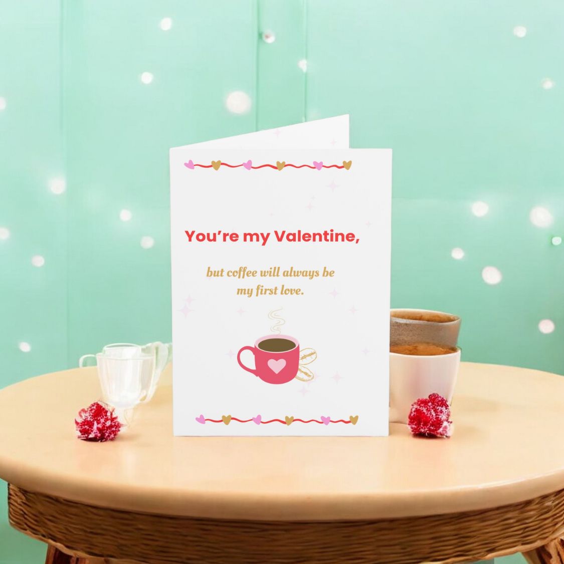 You're My Valentine, But... Valentine's Card