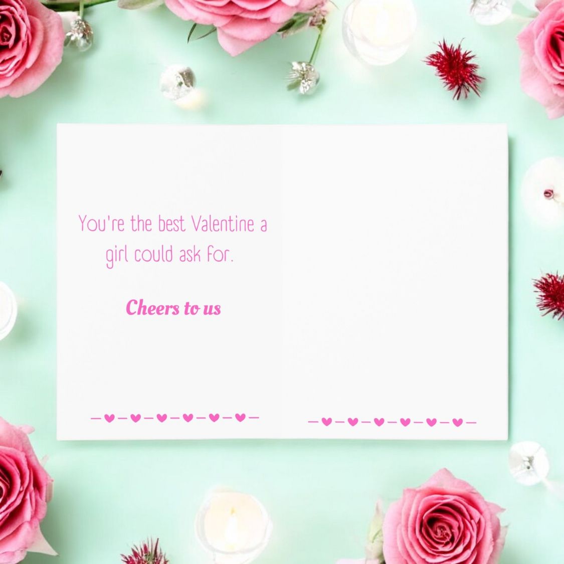 Screw Flowers Valentine's Day Card