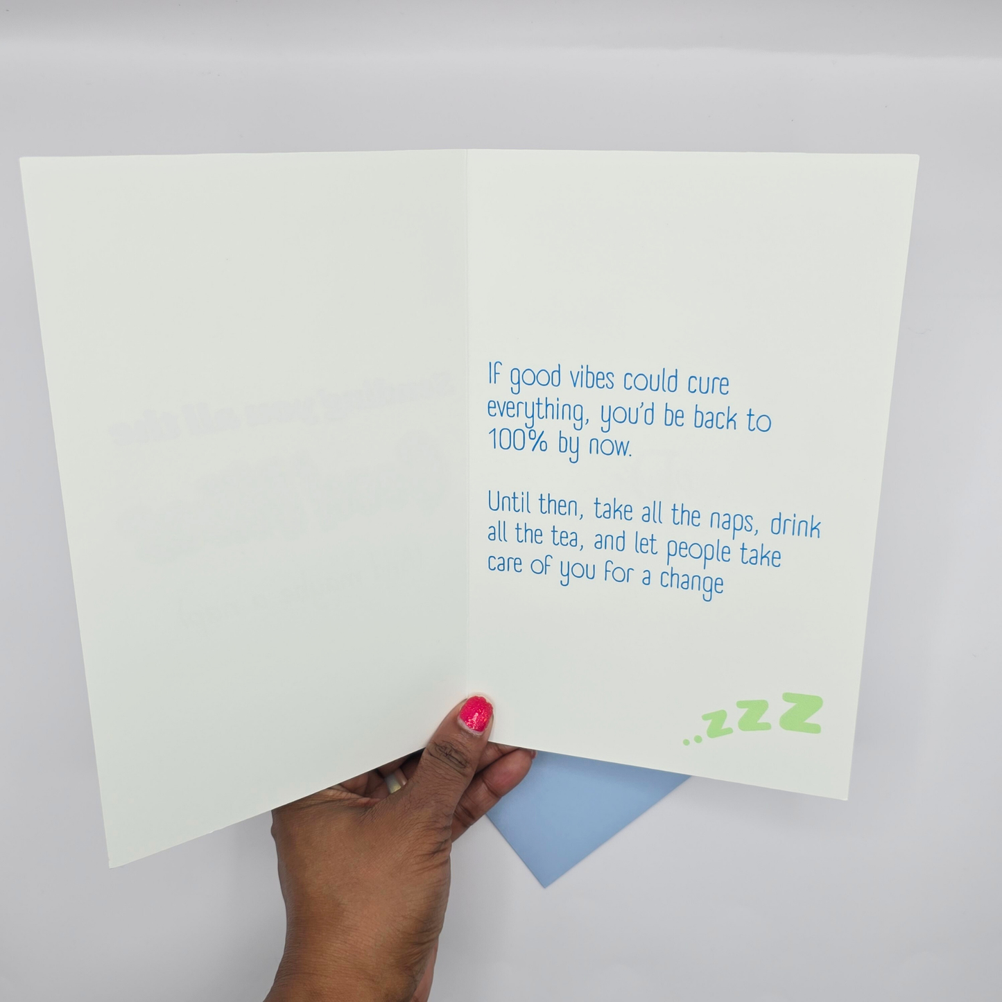 Good Vibes & a Nap-Get Well Card
