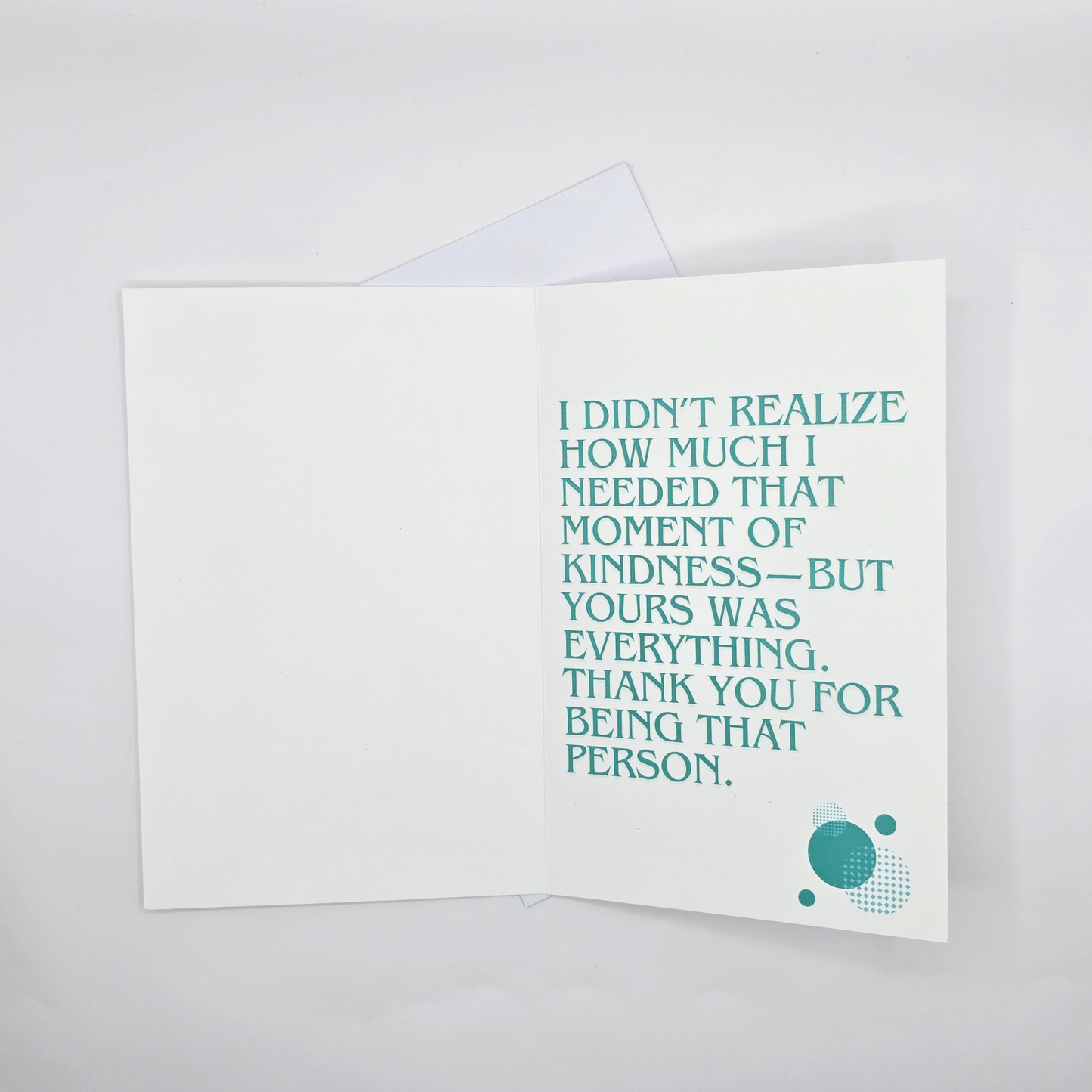 "Kindness Reset" Thank You Card