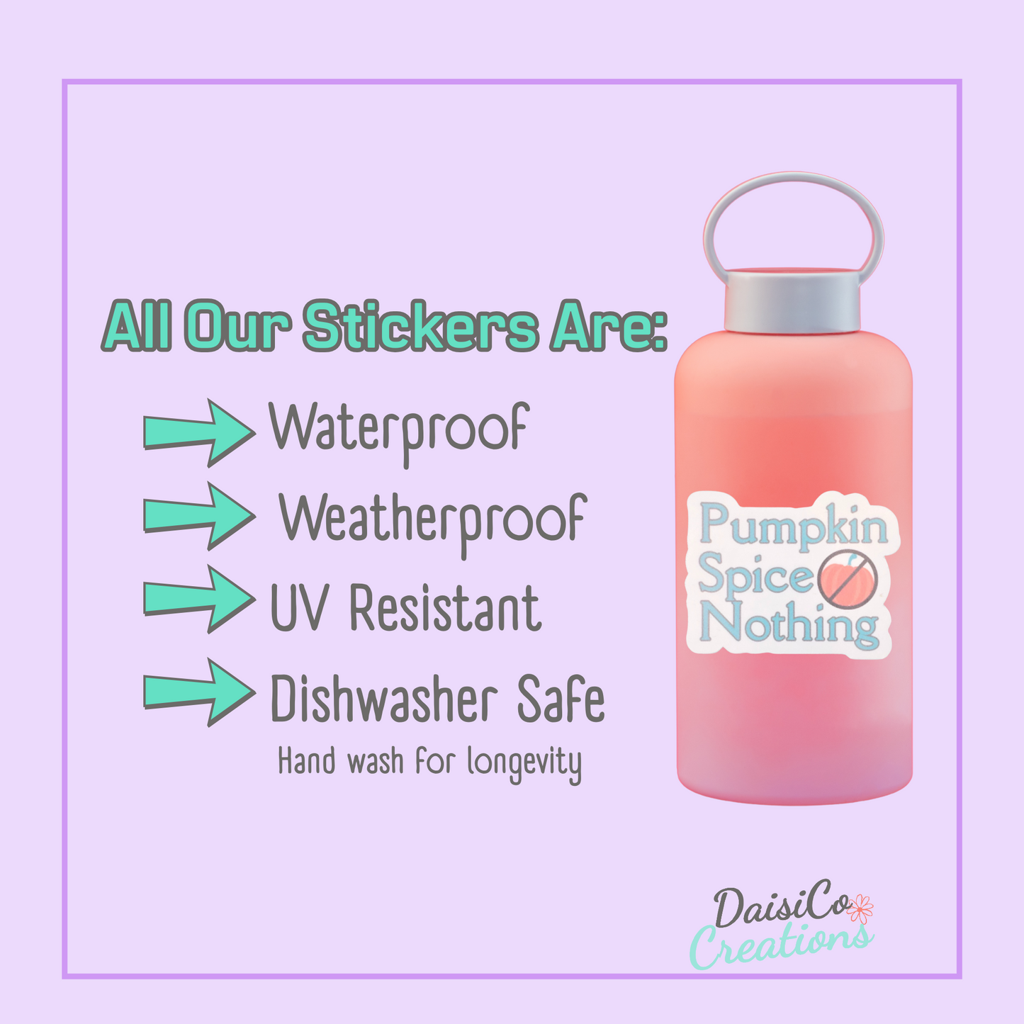Pumpkin Spice Nothing Sticker