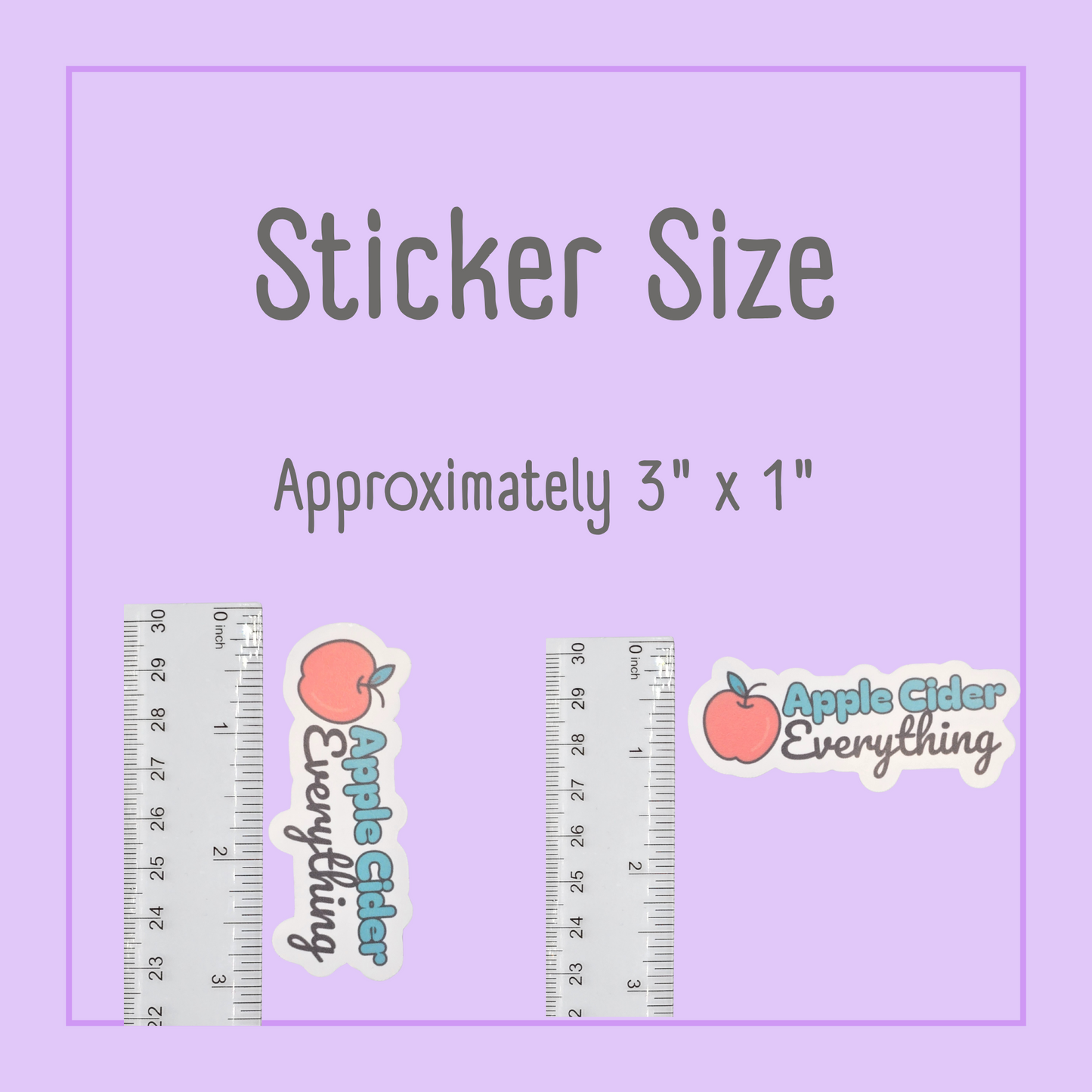 Apple Cider Everything Sticker