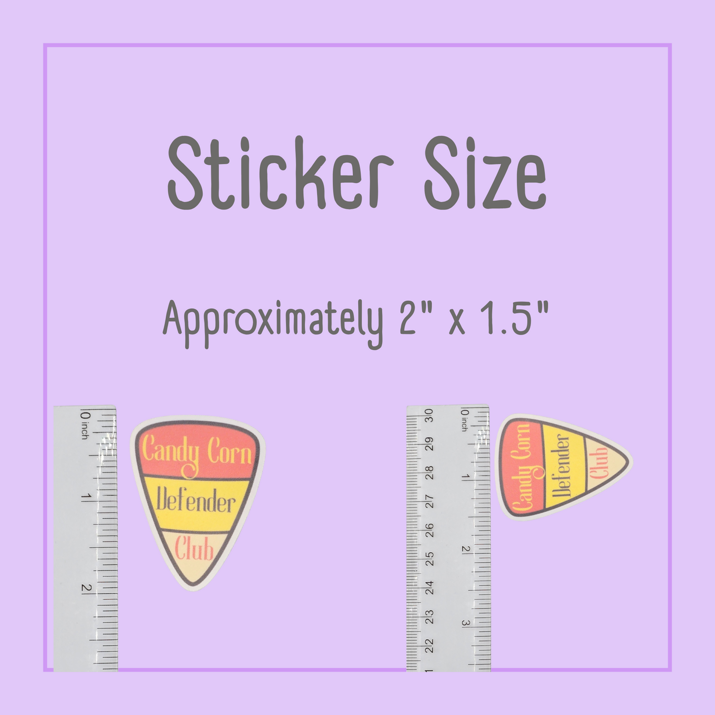 Candy Corn Defender Sticker