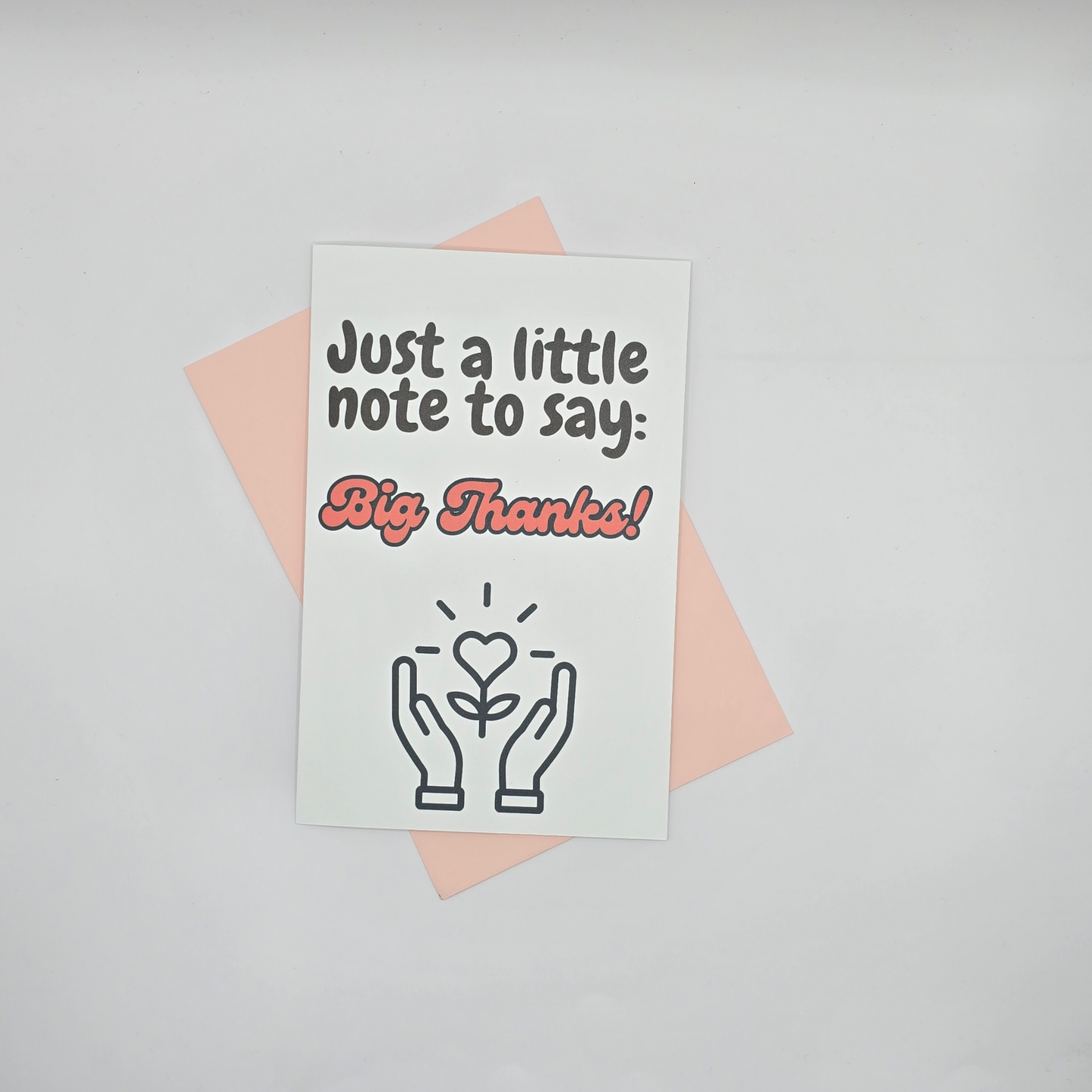 "Big Thanks" Oversized Thank You Card