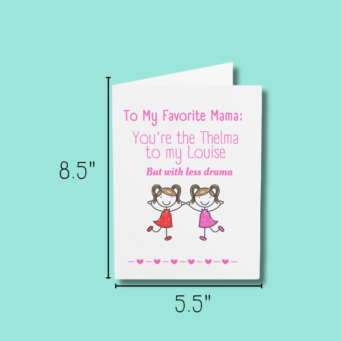 Thelma and Louise Valentine's Day Card