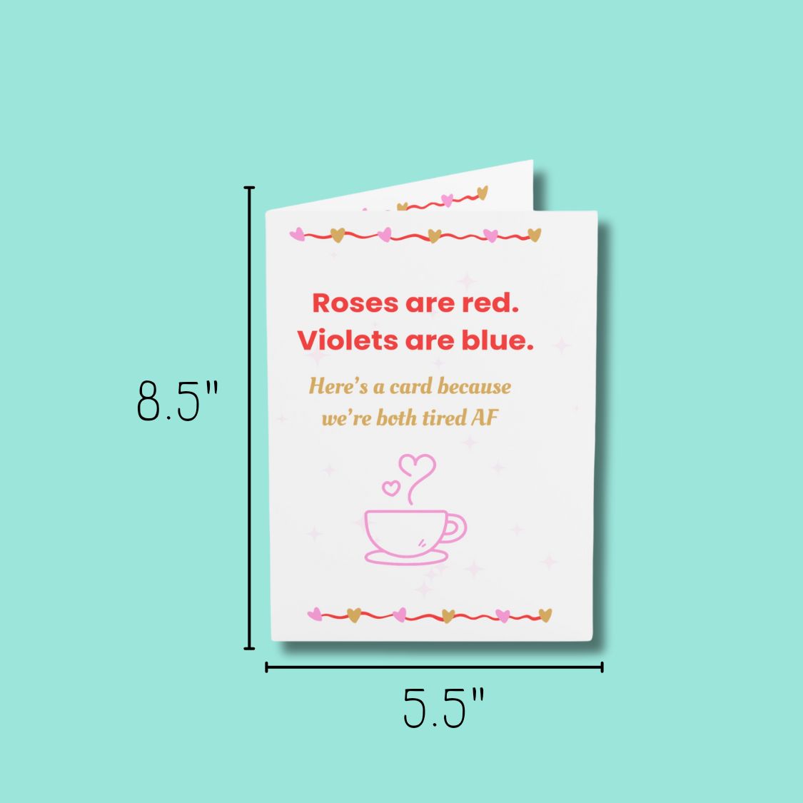 Roses are Red Valentine's Day Card