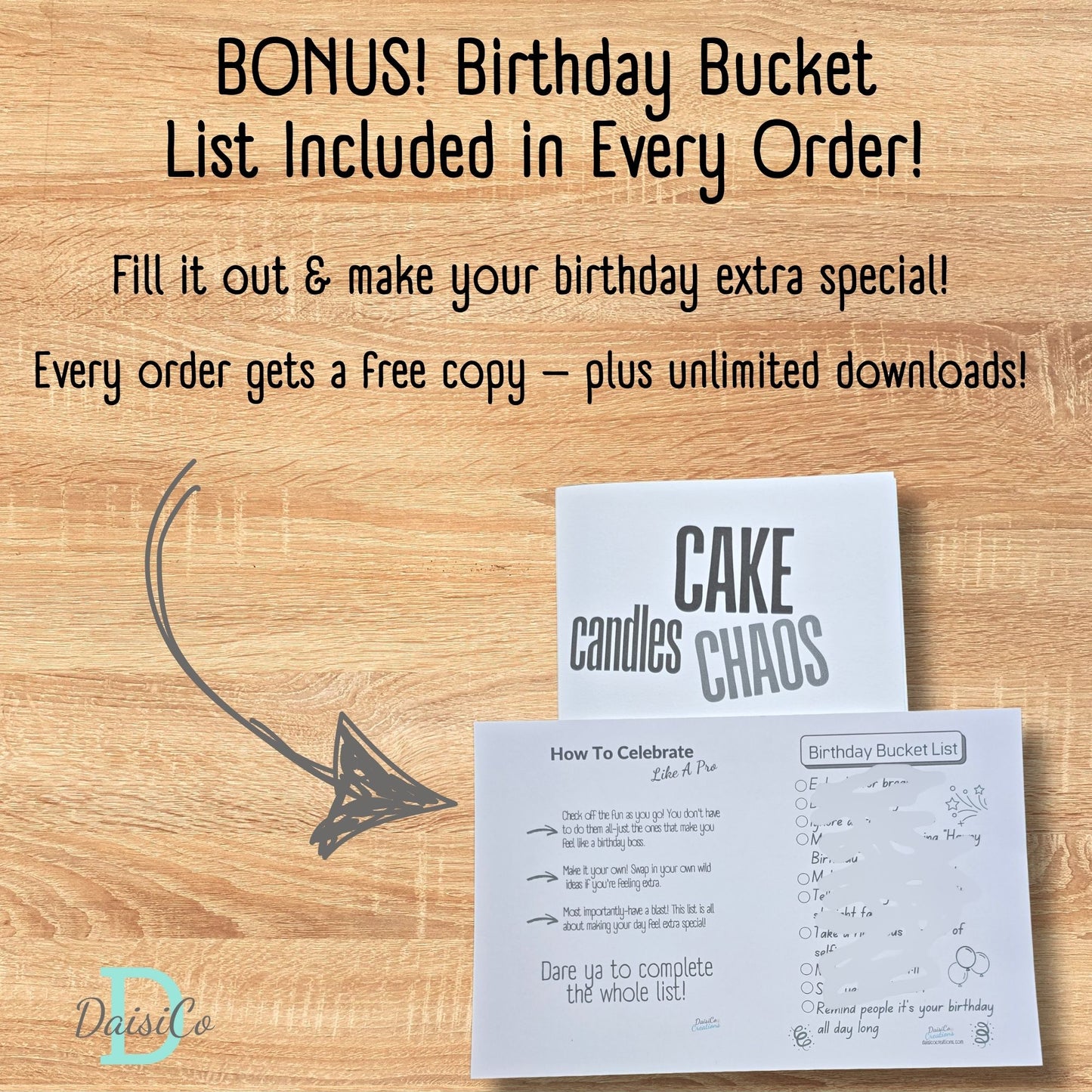 Large Black and White Birthday Card Variety Pack-Prewritten Message Inside