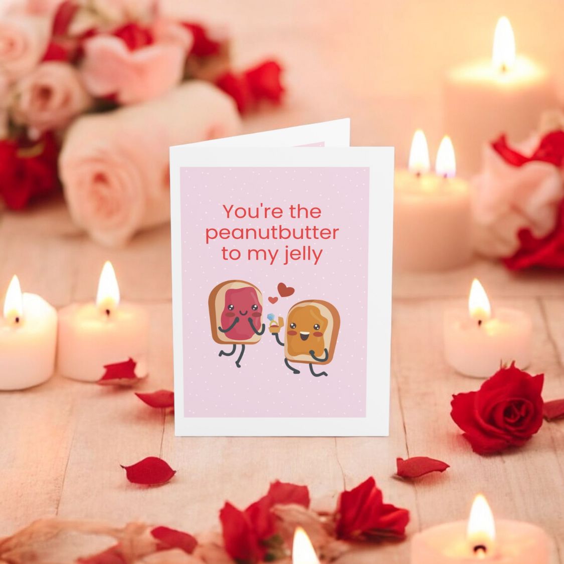 Peanut Butter to My Jelly Valentine's Day Card