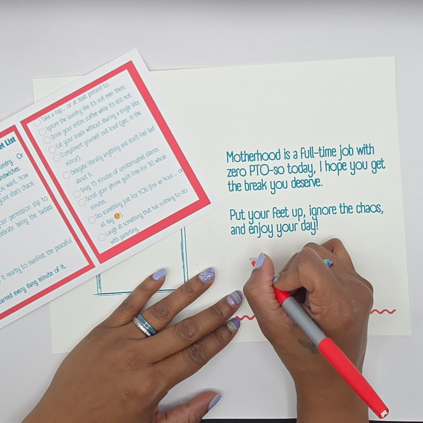 Damn Break Mother’s Day Card – Printed Full Size