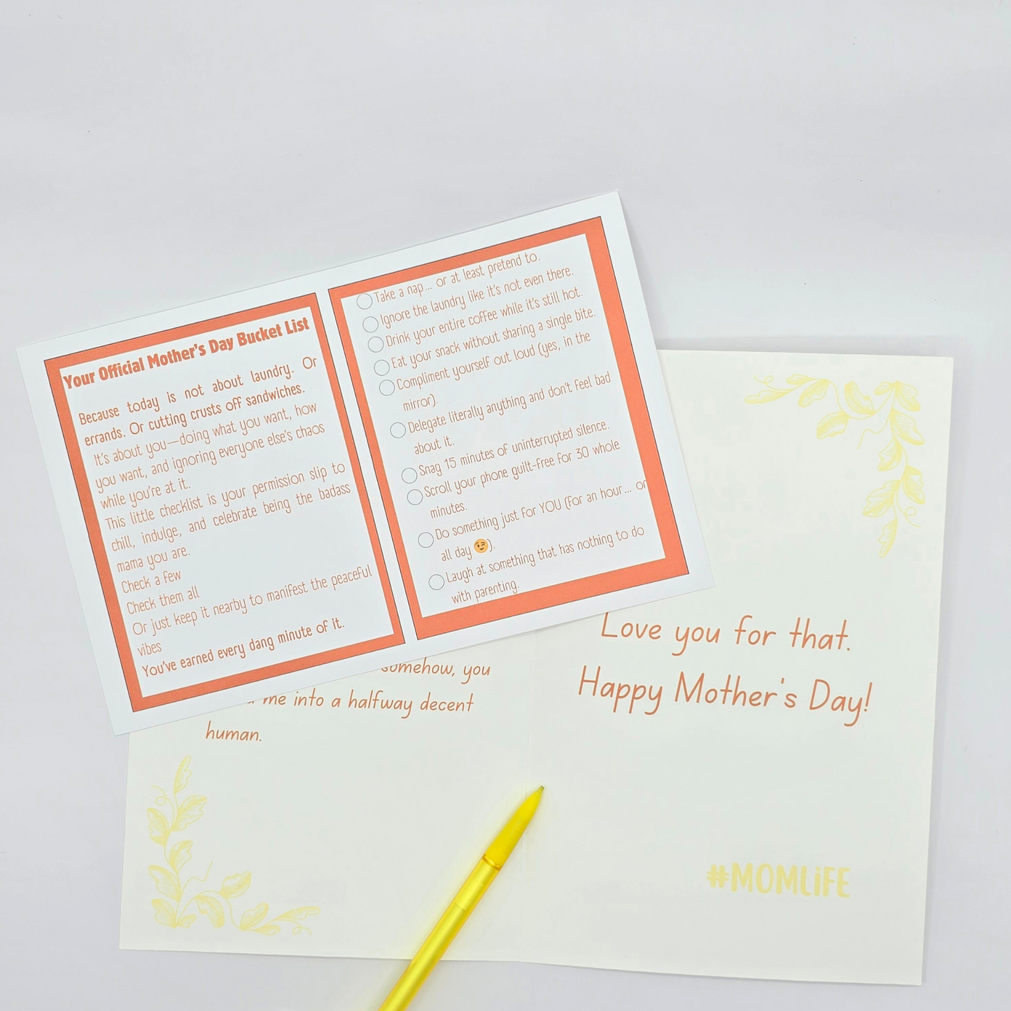 Thanks for Raising Me – Mother’s Day Card with Humor