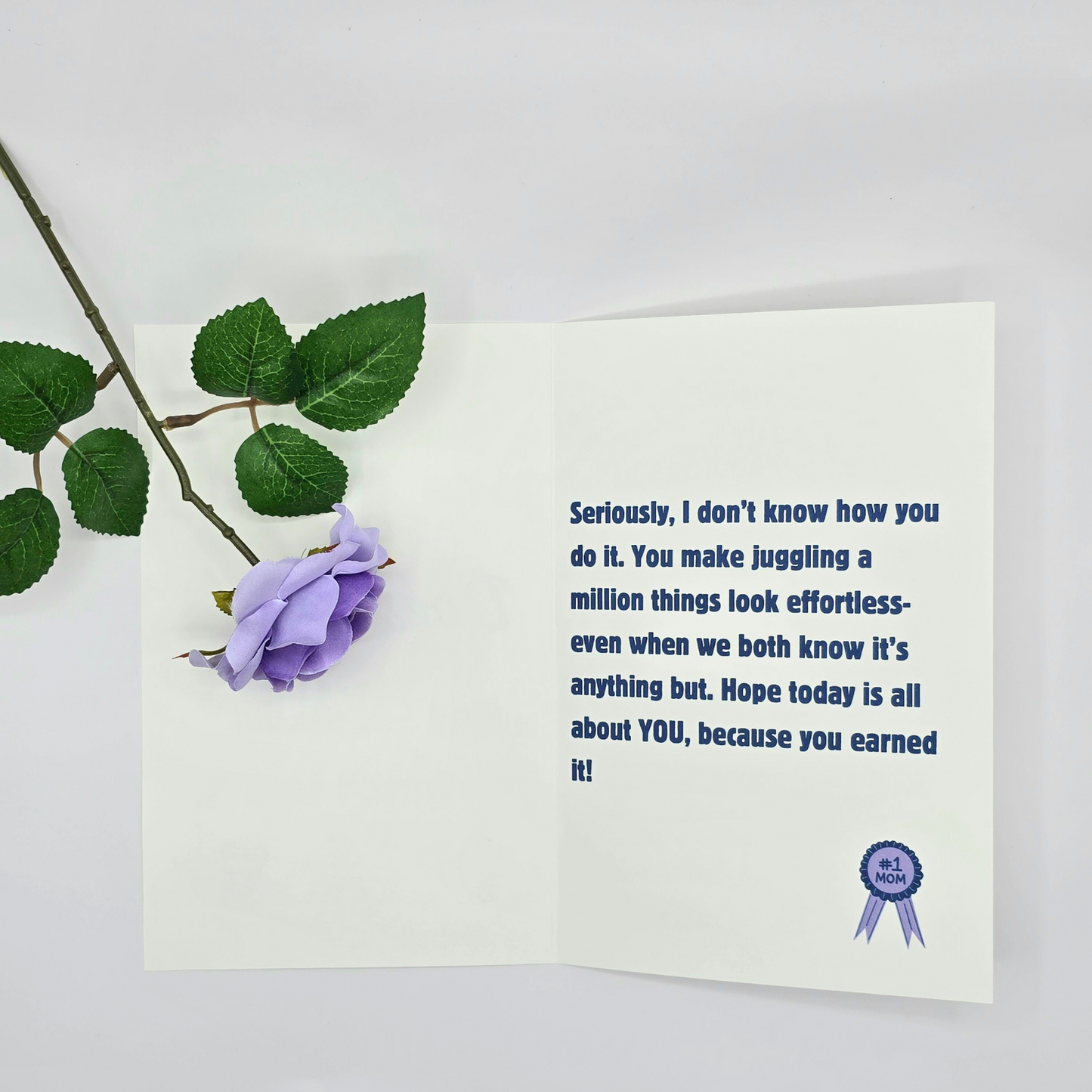 She Does It All – Mother’s Day Card (Funny + Sweet)