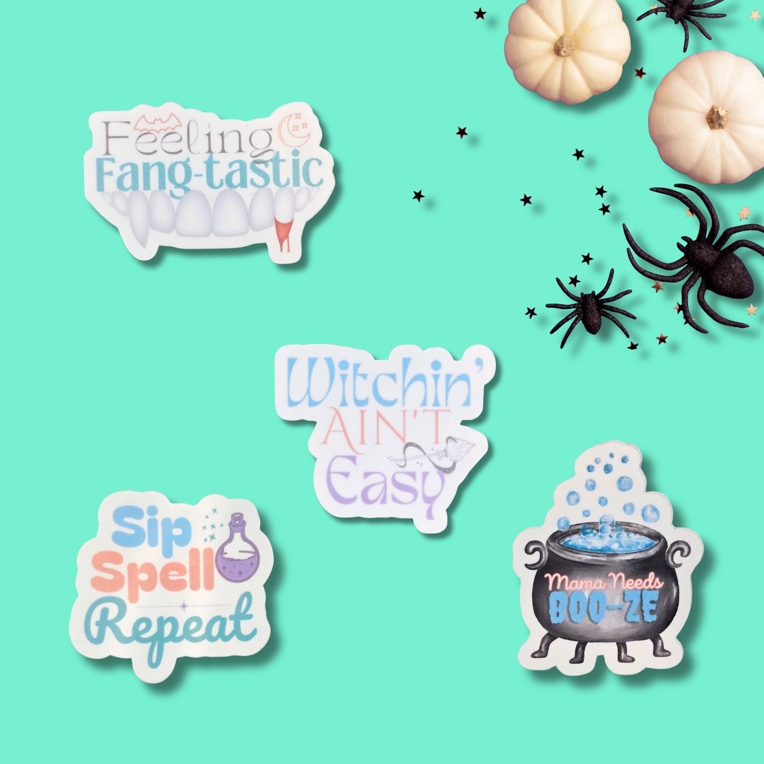 Spooky & Witchy Halloween Sticker Collection