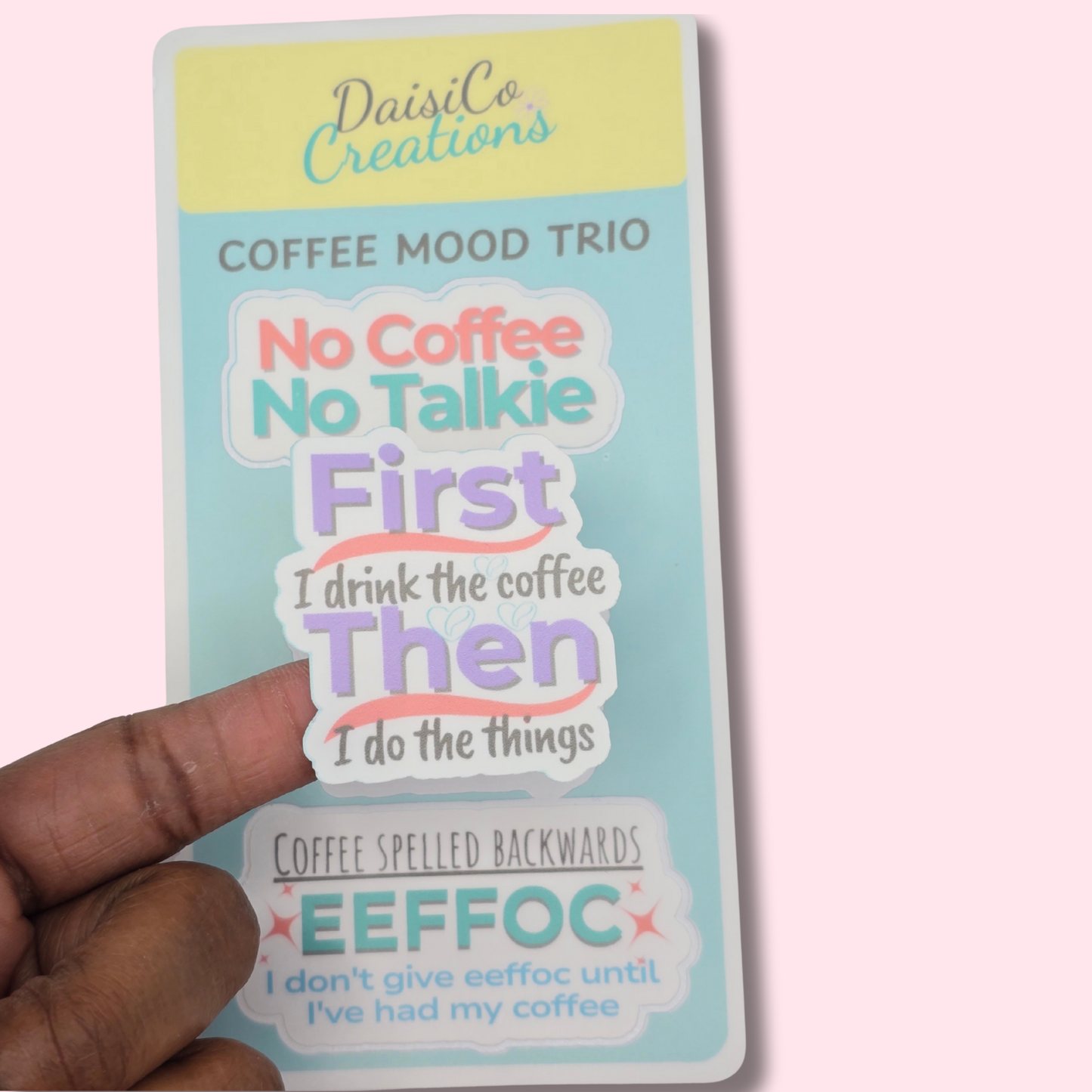 Coffee Quote Sticker Sheet