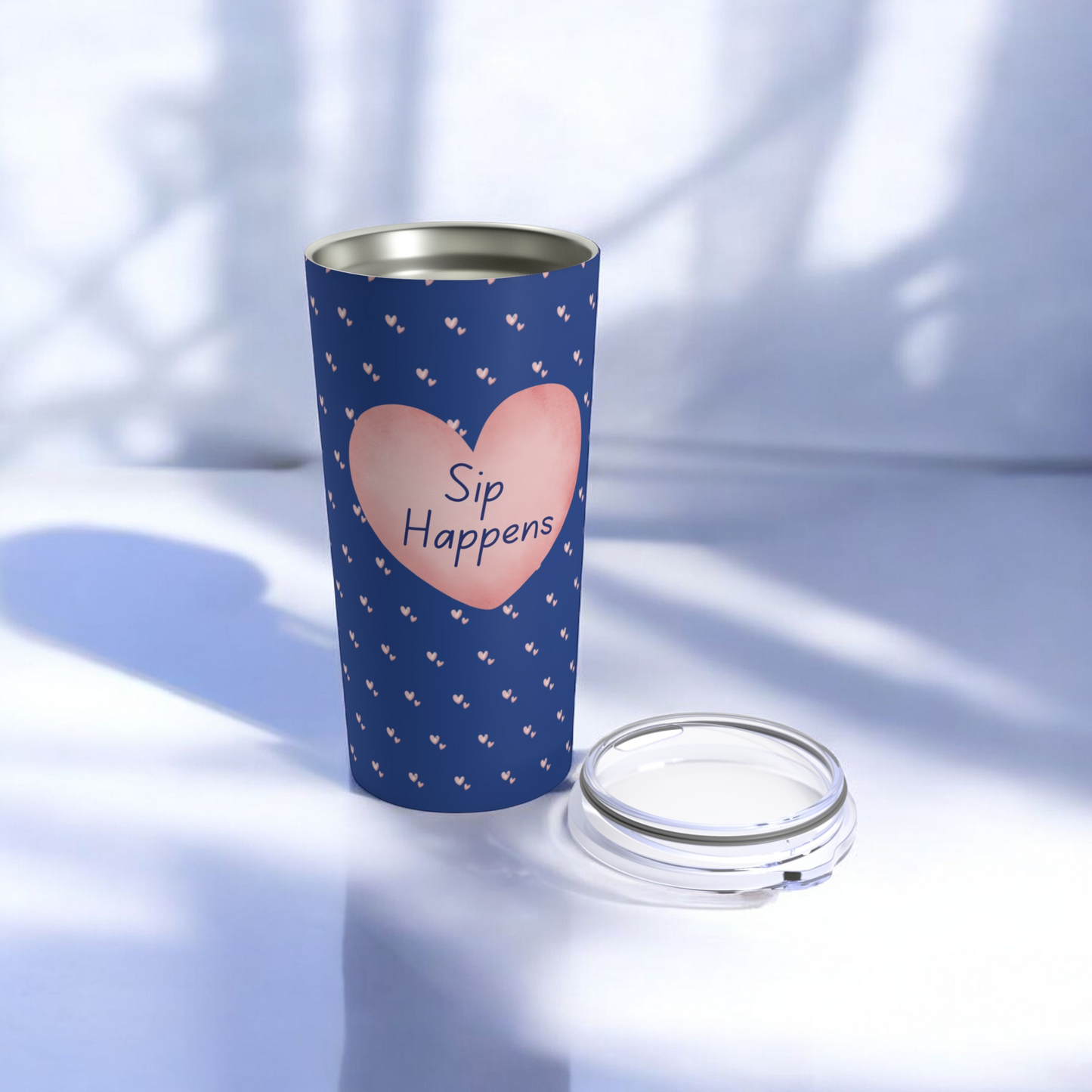 Sip Happens Blue 20oz Tumbler