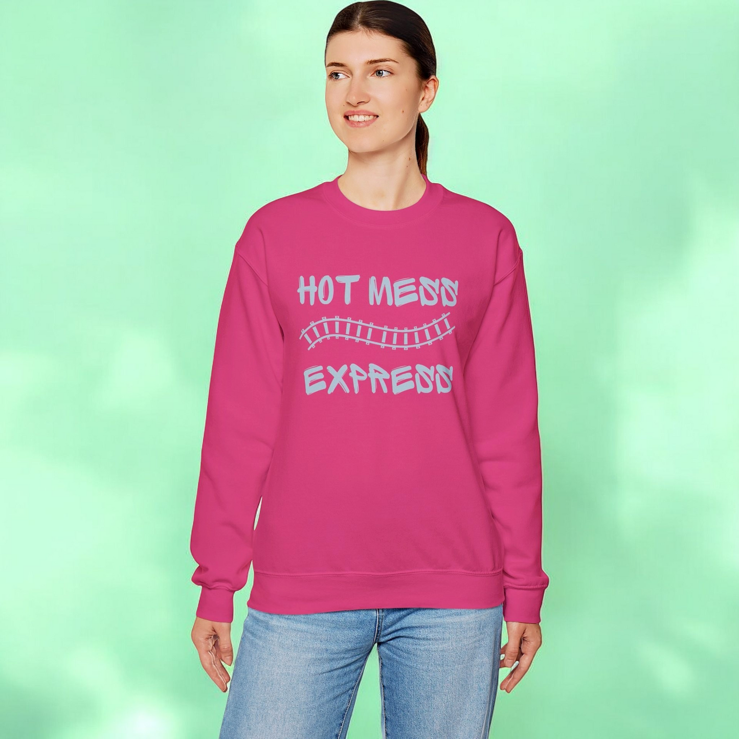 Hot Mess Express Sweatshirt – Cozy, Sassy, & Stylish in Pink, Purple, or Black