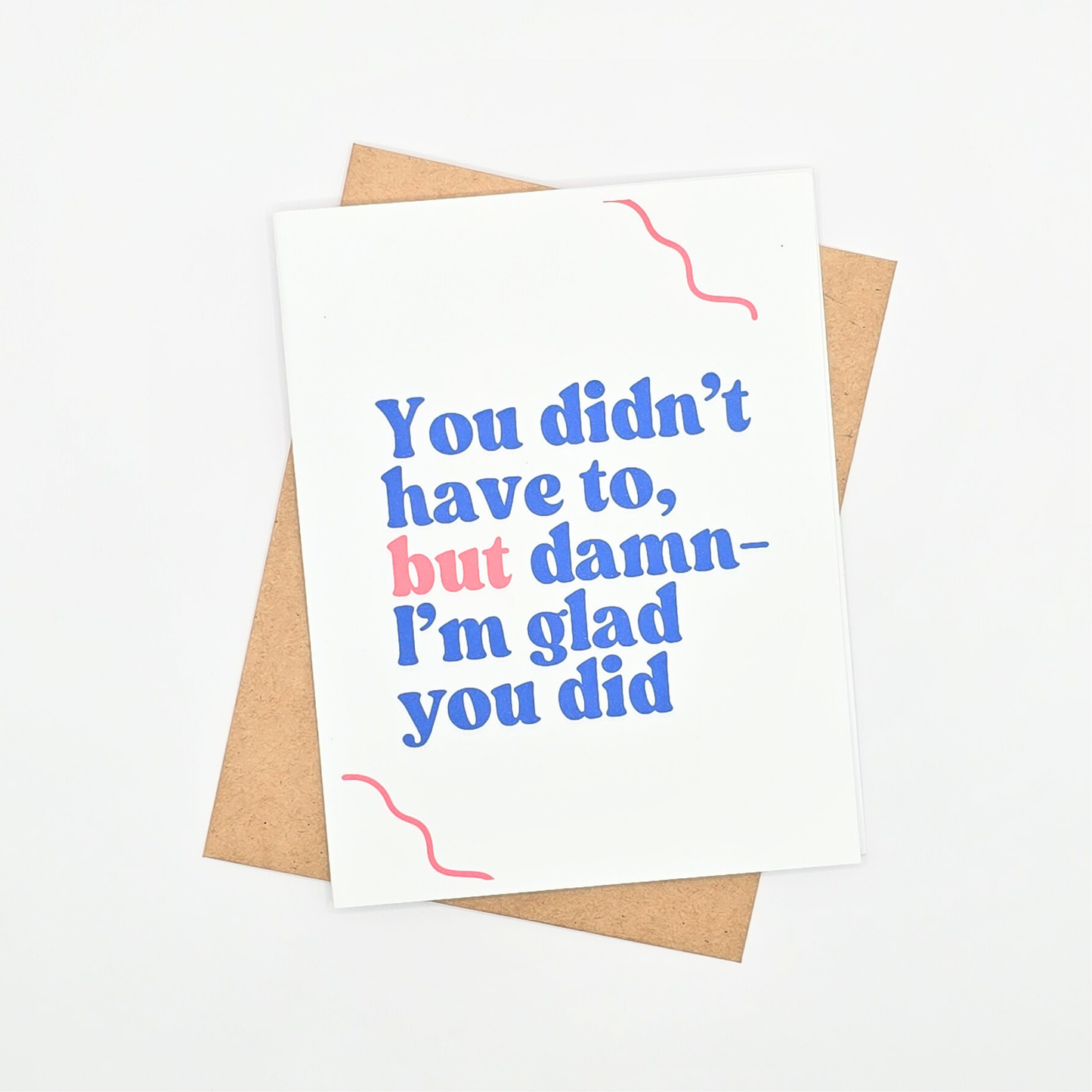 You Didn’t Have To – Thank You Card