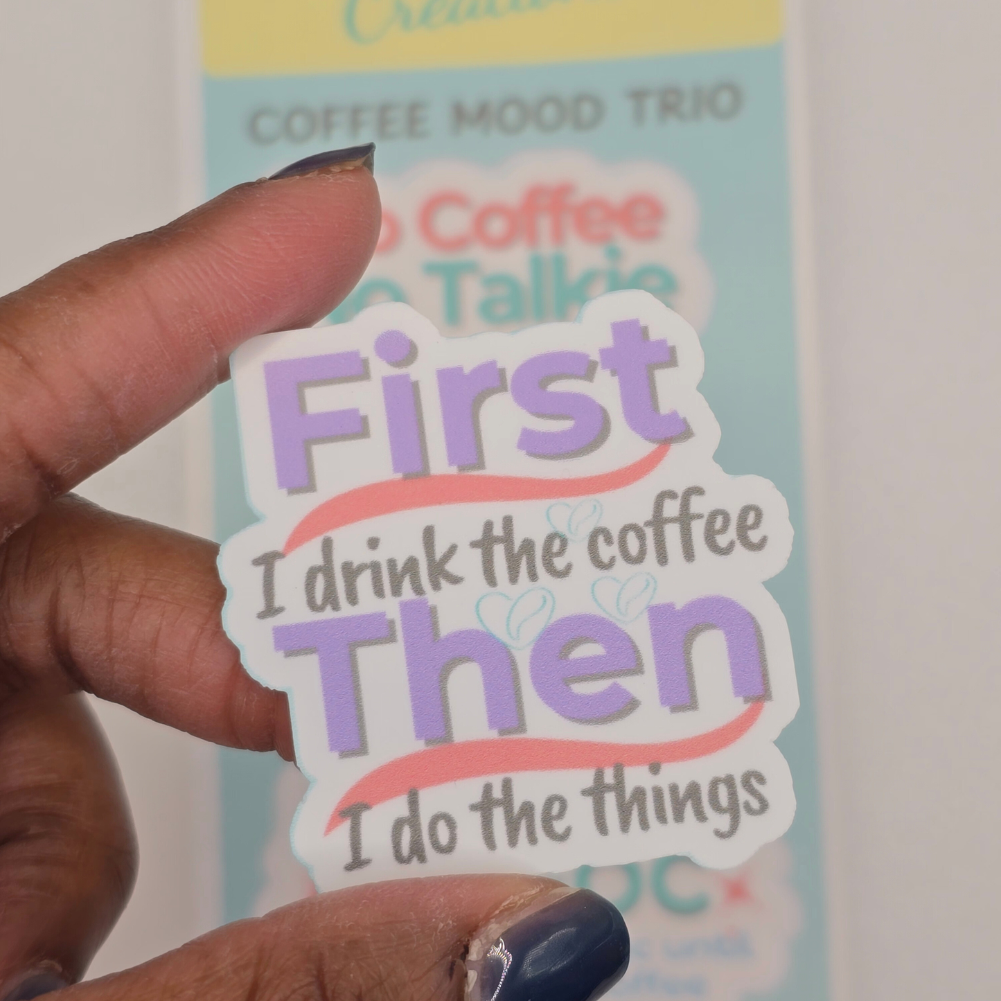 Coffee Quote Sticker Sheet