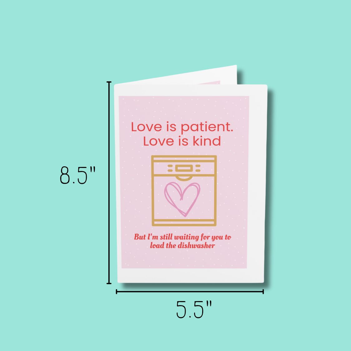 Love Is Patient...Valentine's Day Card