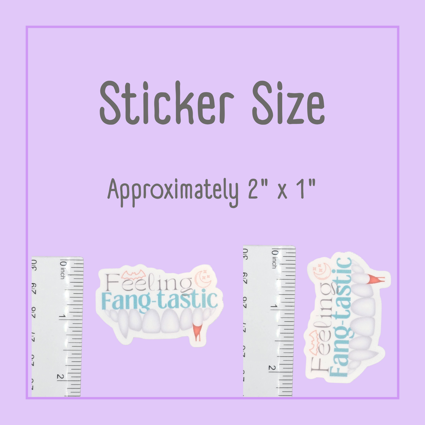 Feeling Fang-tastic Sticker