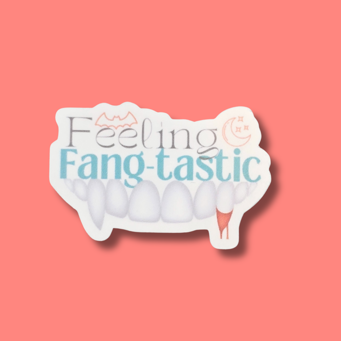 Feeling Fang-tastic Sticker