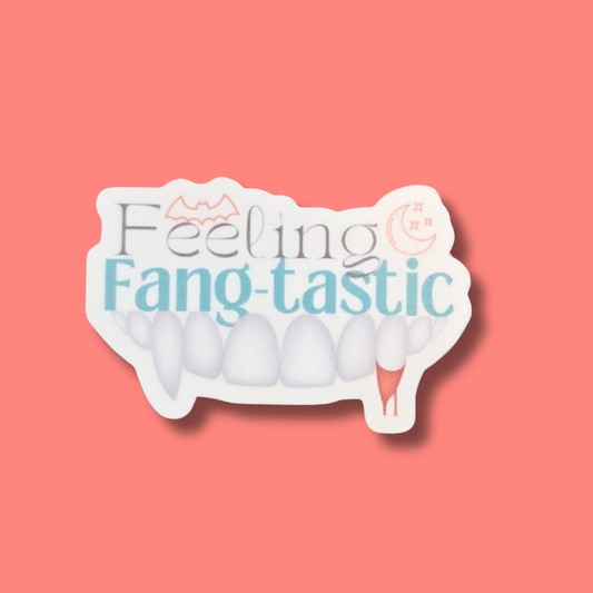 Feeling Fang-tastic Sticker