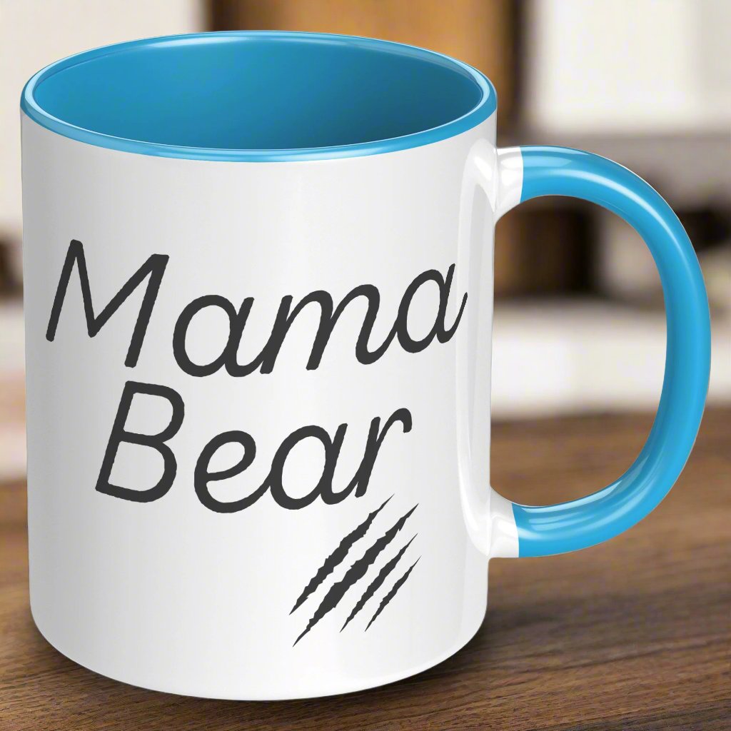 Mama Bear Coffee Mug – Fierce, Protective, and Ready for Anything