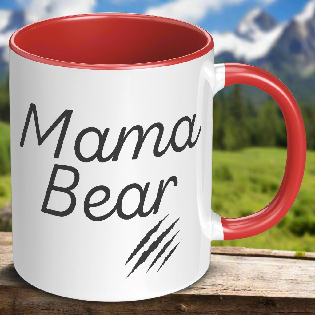 Mama Bear Coffee Mug – Fierce, Protective, and Ready for Anything