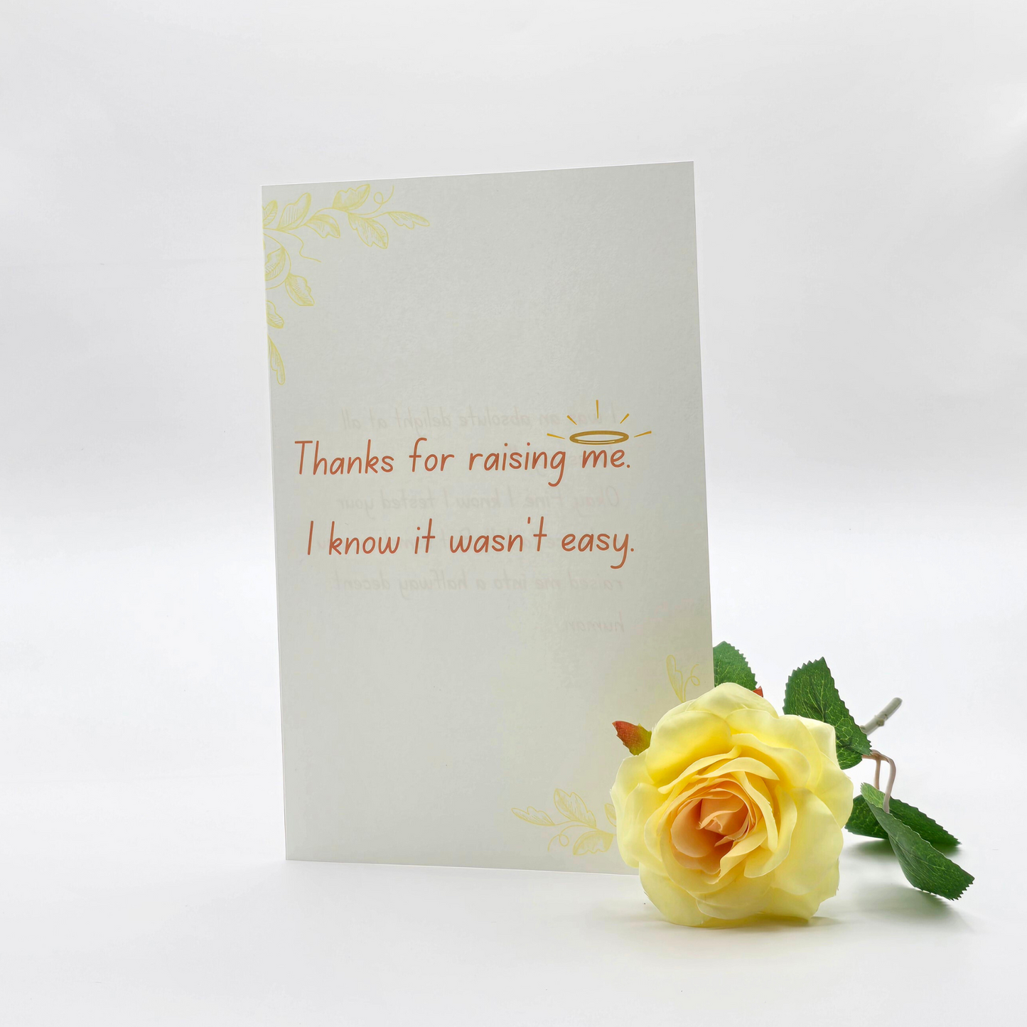 Thanks for Raising Me – Mother’s Day Card with Humor