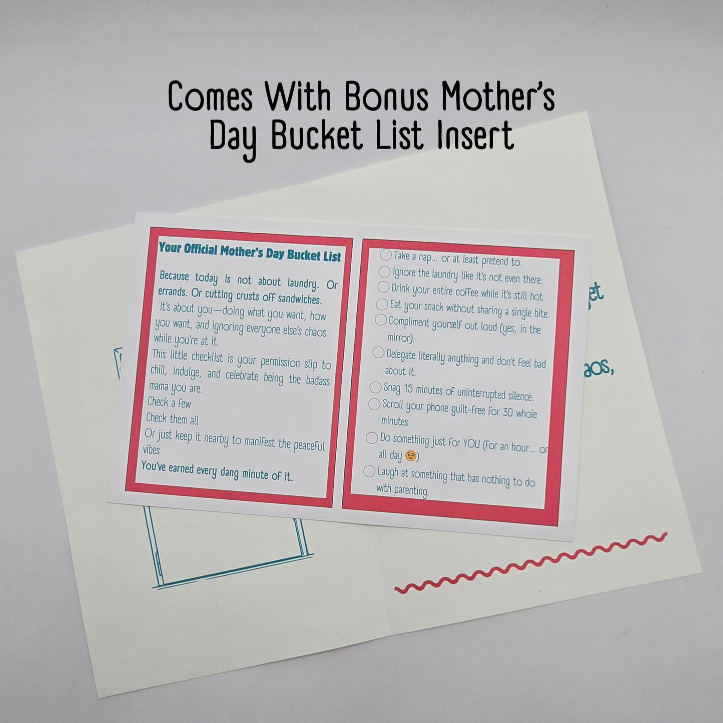 Damn Break Mother’s Day Card – Printed Full Size