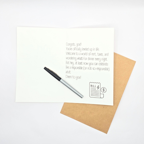 Funny Grad Card – You Did It! Go Pay Your Bills